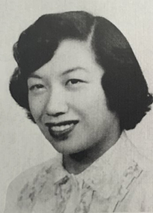 Ruth Wing Morgan '50, '60 MA in her yearbook photograph